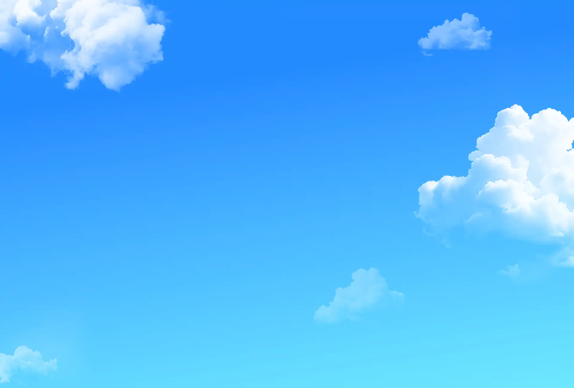 Cielo celeste con nuves de fondo